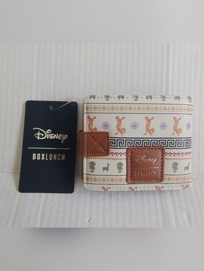 The Emperor's New Groove Pattern Wallet - Disney Box Lunch Exclusive NWT